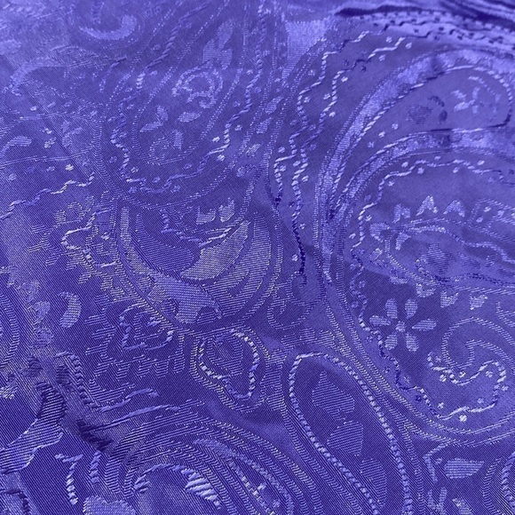 VINTAGE INTIMATE MOODS Satin Purple Slip Cutout Sexy Night Date Holiday Medium - Picture 6 of 7